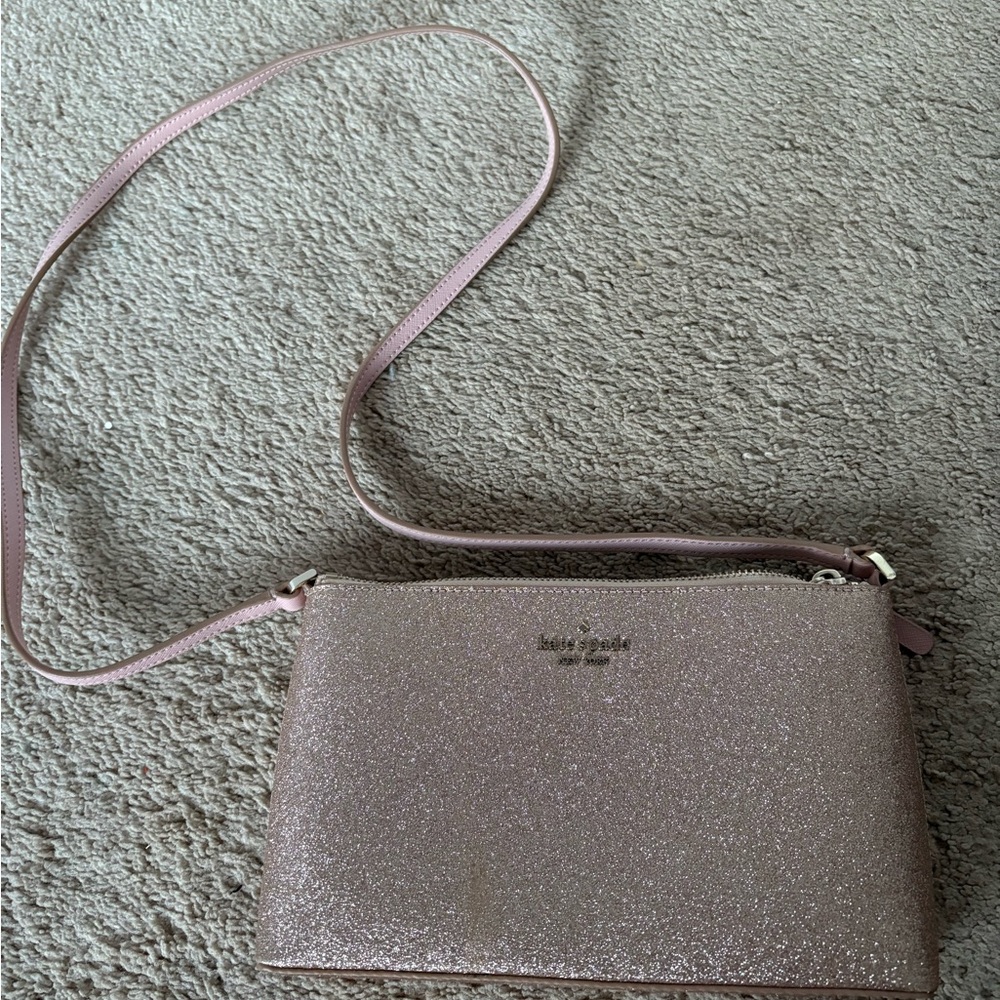 kate spade Pink Glitter Crossbody Bag